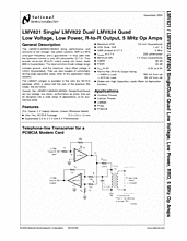 DataSheet LMV824 pdf